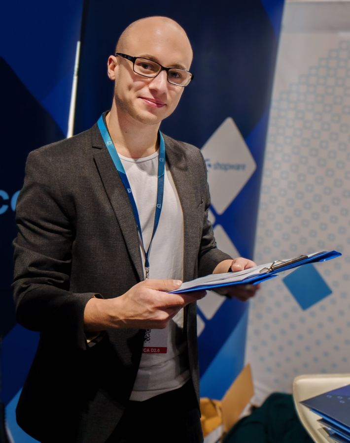 Bartosz Guździoł at work